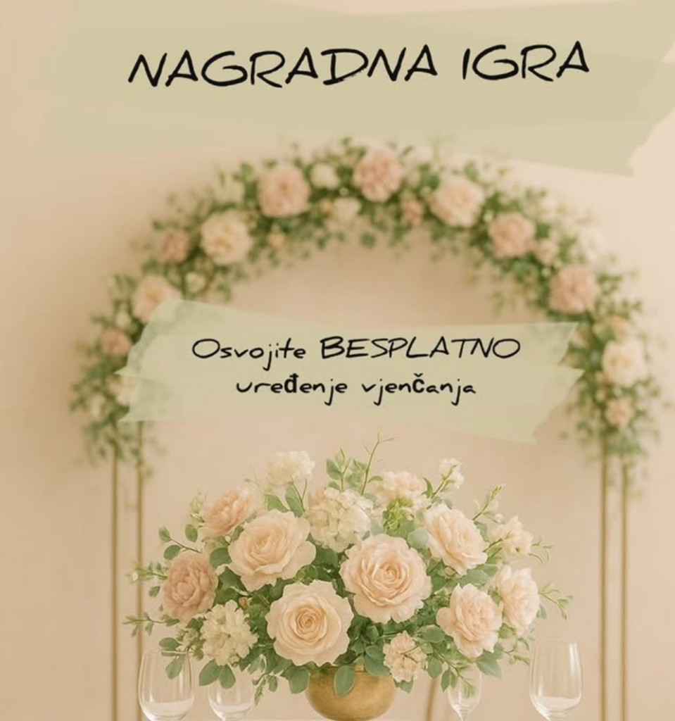 Slika za nagradnu igru koji organizira Cvjećarna Lizijantus